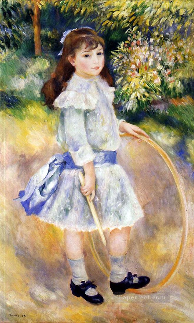 girl with a hoop Pierre Auguste Renoir Oil Paintings